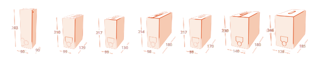 Dimensiones de los Bag in Box